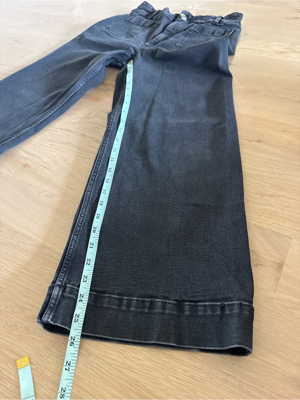 Pilcro The Skipper cropped Jeans Wide
Leg Washed Black size 30 - Picture 10 of 12